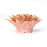 Pink Strawflower Ceramic Flower