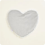 Marshmallow Gray Warmies Heart Heat Pad