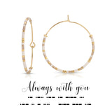 Morse Code Earrings | Always with You