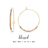 Morse Code Earrings | Blessed
