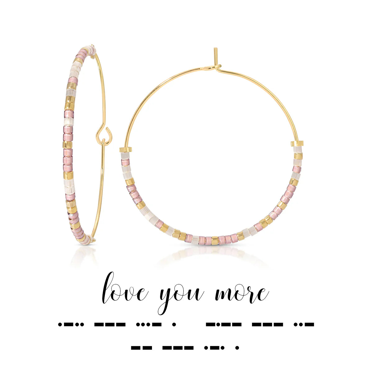 Morse Code Earrings | Love You More