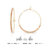 Morse Code Earrings | Ride or Die