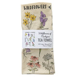 Michigan Wildflower Tea Towel