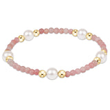 enewton | Purpose Pearl 6mm Gem Bracelet | Pink Opal