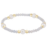 enewton | Purpose Pearl 6mm Gem Bracelet | Aquamarine