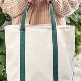 Jenna Kator | Great Lakes Canvas Tote | Natural/Navy