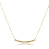 enewton | 16" Necklace Gold | Bliss Bar Small Gold