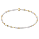 enewton | Gameday Hope Unwritten Bracelet | White