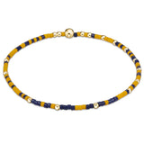 enewton | Gameday Hope Unwritten Bracelet | Matte Navy and Golden Yellow