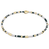 enewton | Gameday Hope Unwritten Bracelet | Dark Green and White