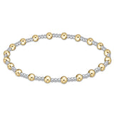 enewton | Classic Sincerity Pattern 4mm Bead Bracelet | Mixed Metal