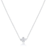 enewton | 16" Necklace Sterling | Signature Cross Small Sterling