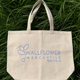 Wallflower Canvas Tote Bag