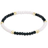 enewton | Gameday Flirty Presence Bracelet | Dark Green and White