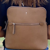 Jenna Kator | Mackinac Island Backpack | Cafe Latte