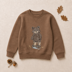 Kids Cozy Fleece Crewneck Sweatshirt | Little Wilds