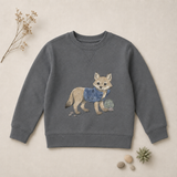 Kids Cozy Fleece Crewneck Sweatshirt | Little Wilds