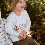 Kids Organic Crewneck Sweatshirt | Cats + Dogs