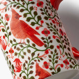 Christmas Cardinals Porcelain Mug