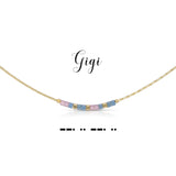 Morse Code Necklace | Gigi