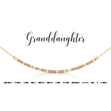 Morse Code Necklace | Granddaughter