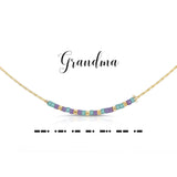 Morse Code Necklace | Grandma