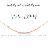 Morse Code Necklace | Psalm 139:14