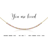 Morse Code Necklace | You are Loved