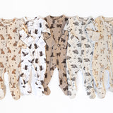 Organic 2-Way Zipper Footie | Little Wilds