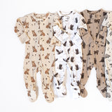 Organic 2-Way Zipper Footie | Little Wilds