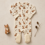 Organic 2-Way Zipper Footie | Little Wilds