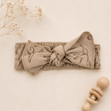 Organic Smocked Tie Headband | Western