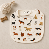 Organic 2-Layer Reversible Bib | Cats + Dogs