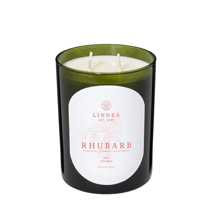 Rhubarb | Linnea Botanik | Two Wick Candle