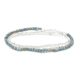 Blue Howlite Delicate Stone Bracelet/Necklace
