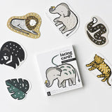 Jungle Animals Lacing Cards