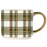 Green Plaid Coffee Mug