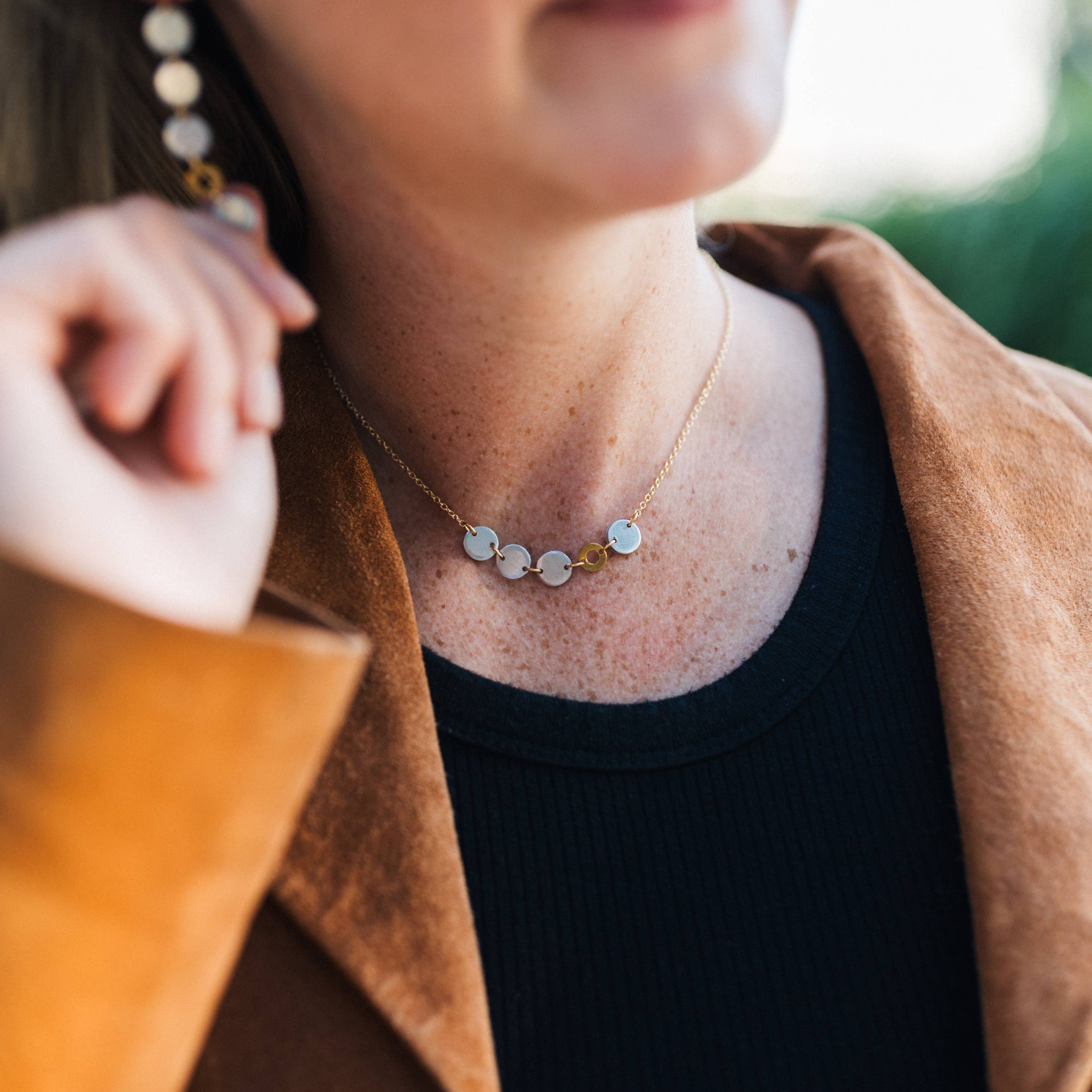Lose Yourself Aluminum + Gold Plated Necklace