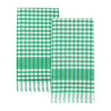 Green & White Gingham Napkins | 2 Pack