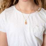 Gingerbread Girl Enamel Charm Necklace