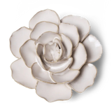 Ivory Ranunculus Ceramic Flower
