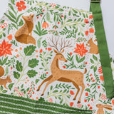 Ivory Christmas Forest Apron