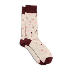 Socks that Give Books | Beige Books and Wine