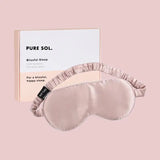 Mauve Blissful Sleep Mulberry Silk Eye Sleep Eye Mask