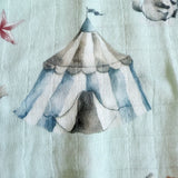 Circus Muslin Swaddle Blanket