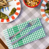 Green & White Gingham Napkins | 2 Pack