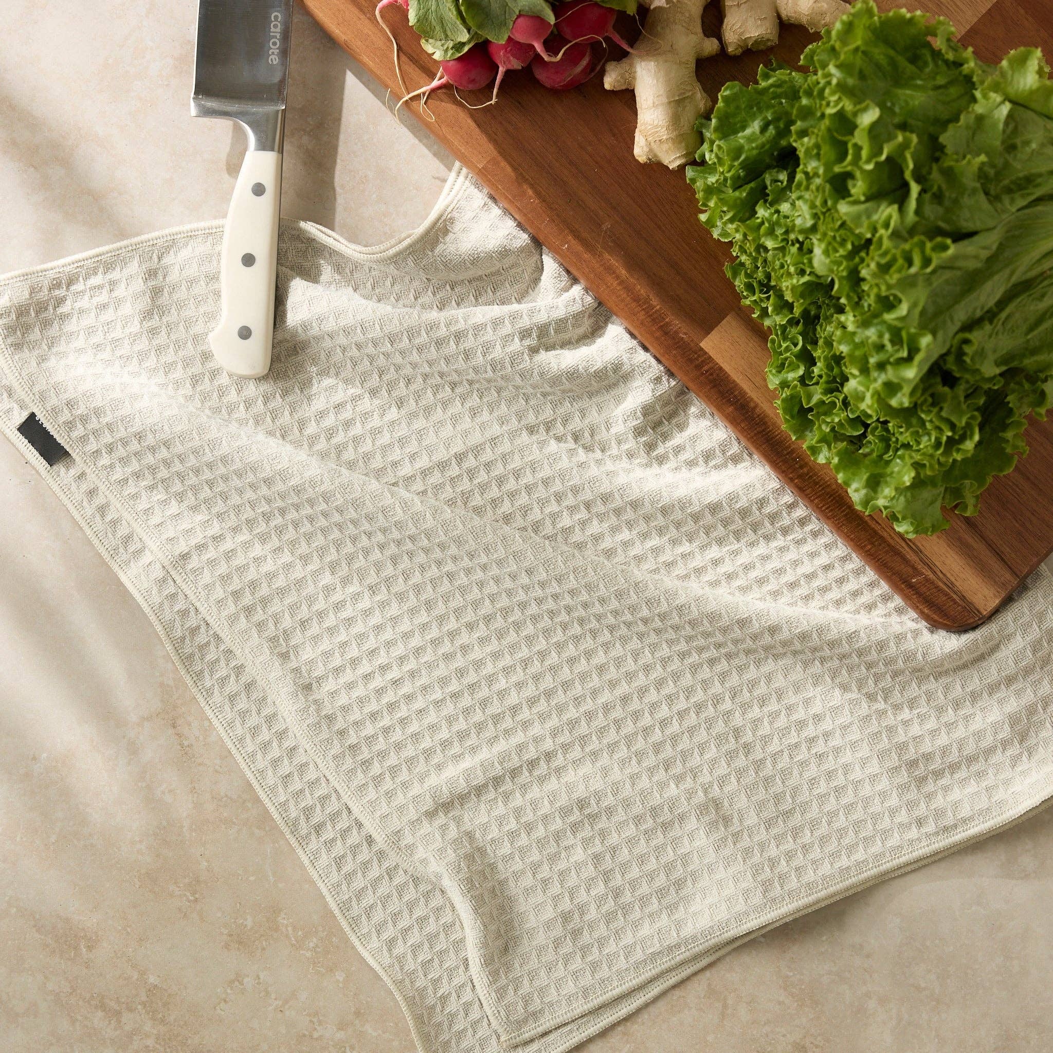 Vanilla Truffle Geometry Hand Towel