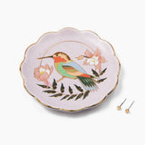 Hummingbird Jewelry Dish + Stud Earring Set