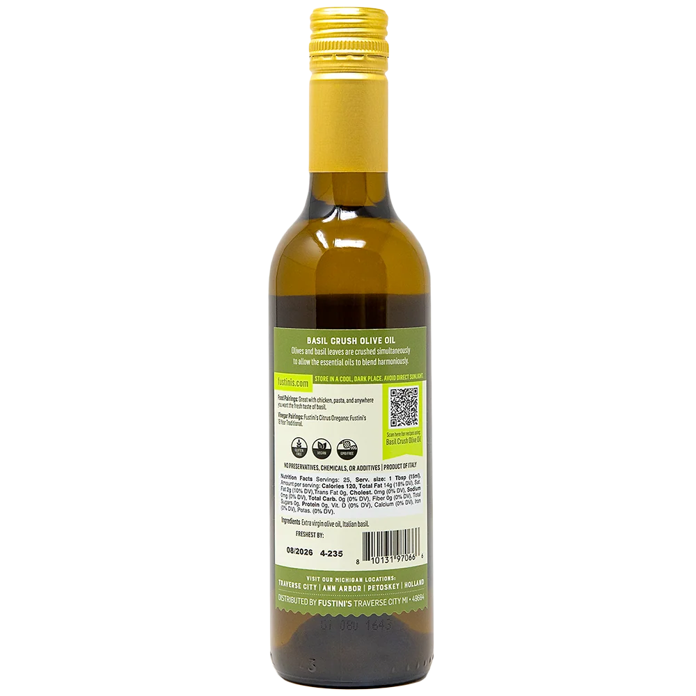Basil Crush Olive Oil 375ml