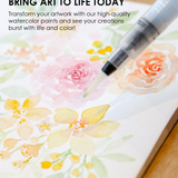 Watercolor Pocket Set Of 12 With Brush | Essential Colors